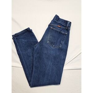 Rustler Mens Regular Fit Straight Leg Denim Jeans Dark Wash Indigo 29x31